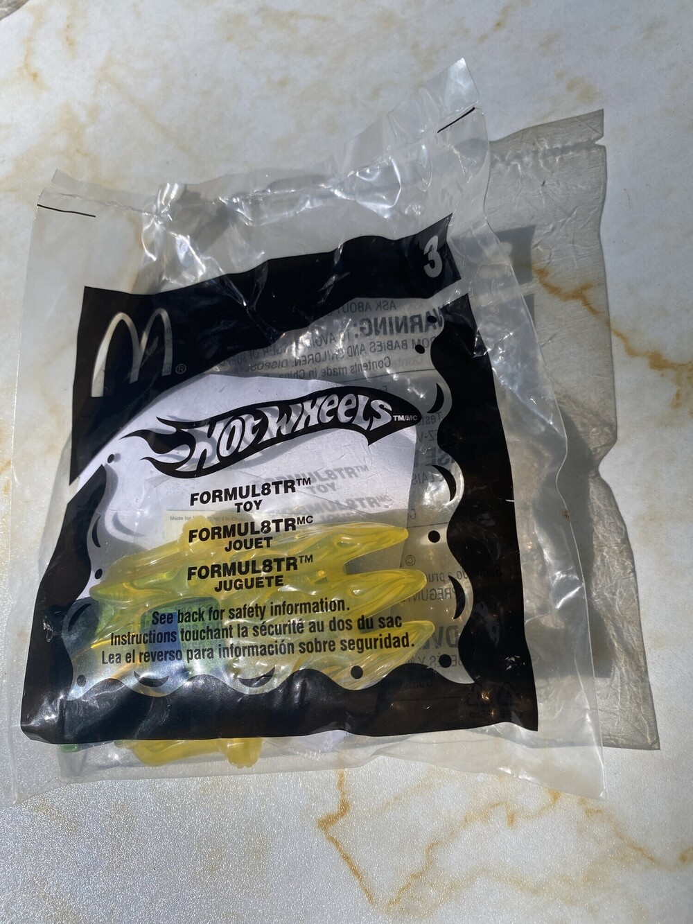 New McDonald's Hot Wheels Formul8tr No. 3 Happy Meal Toy 2006 Sealed
